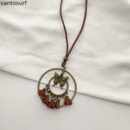 Ethnic Tassel Pendant Necklace