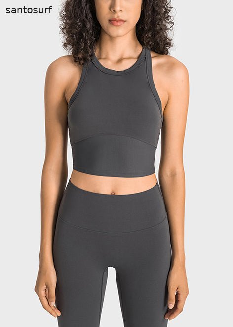 Unique Pink Tummy Control Plus Size Sports Bra