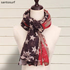 Comfy Vintage STARS & STRIPES Infinity Scarf
