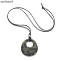 Leopard Print Pendant Necklace