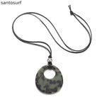 Leopard Print Pendant Necklace